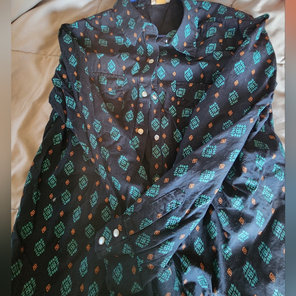 Pearl snap Wrangler